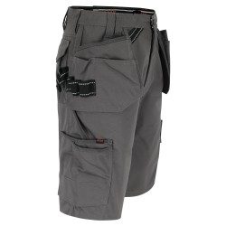 Bermuda de travail multipoches Pallas Herock gris vue 2