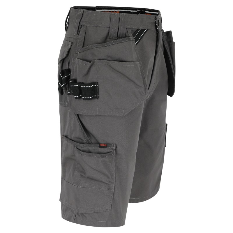 Bermuda de travail multipoches Pallas Herock gris vue 1