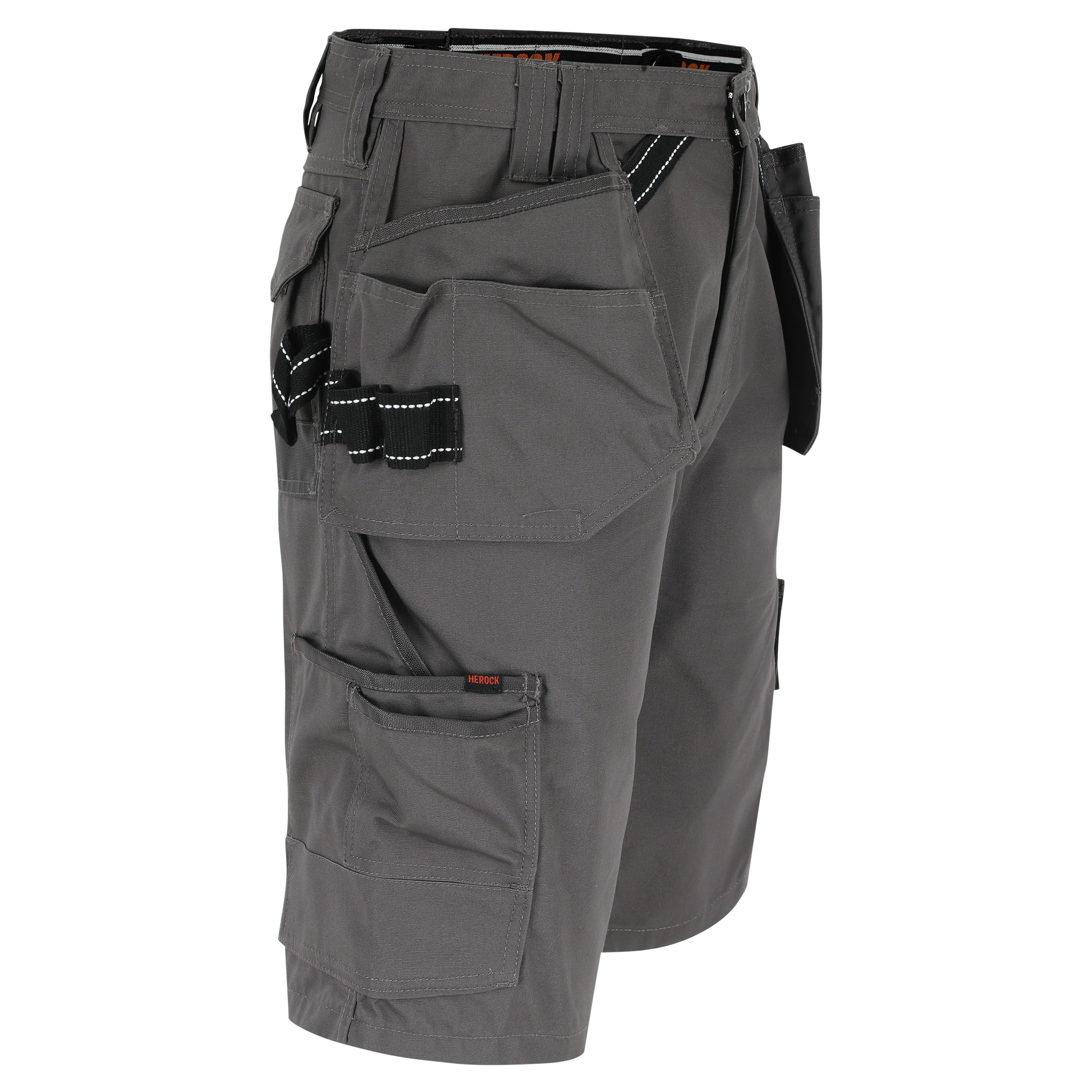 Bermuda de travail multipoches Pallas Herock gris vue 1