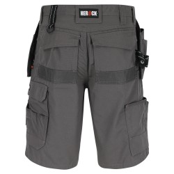 Bermuda de travail multipoches Pallas Herock gris vue 3