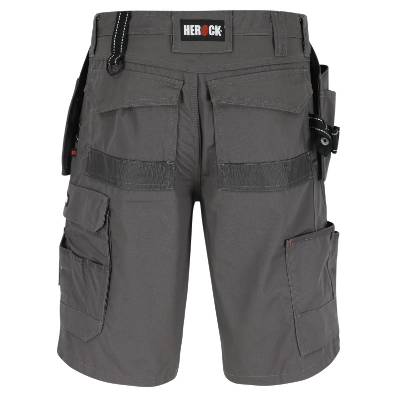 Bermuda de travail multipoches Pallas Herock gris vue 1