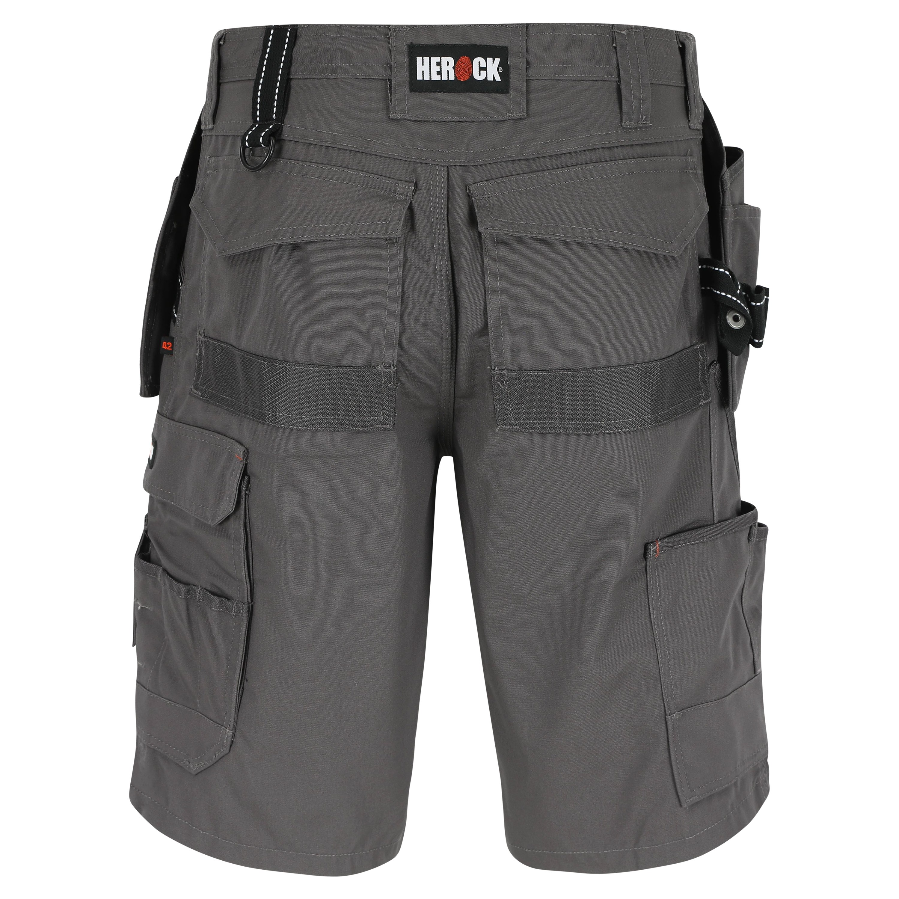 Bermuda de travail multipoches Pallas Herock gris vue 1