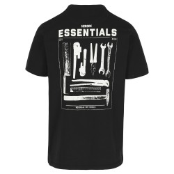 Tee shirt manches courtes motifs outils Herock dos