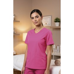 Tunique femme médicale et esthétique Lavender Valento rose 1