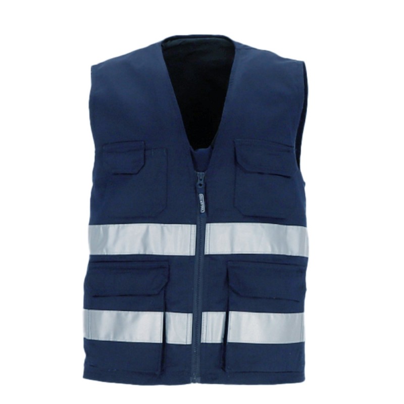 Gilet de travail visibilité augmentée Jervis Valento face