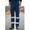 Pantalon de travail visibilité augmentée stretch Naos Valento