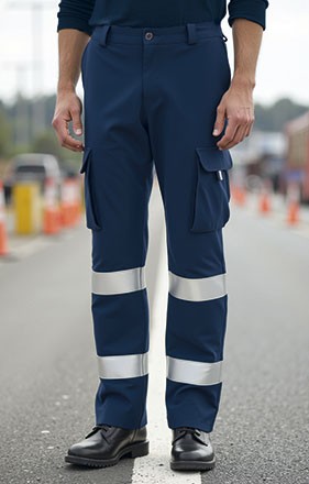 Pantalon de travail visibilité augmentée Naos Valento 1