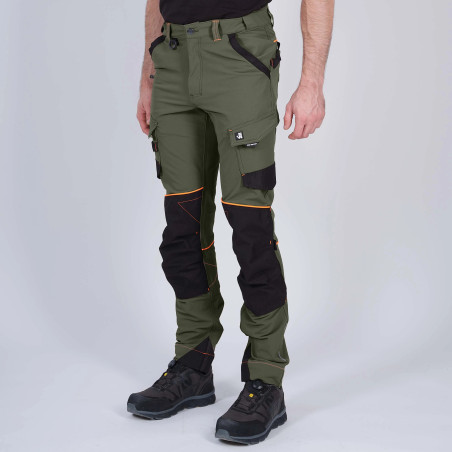 pantalon de travail confort stretch Sacha Nine Worths kaki 1