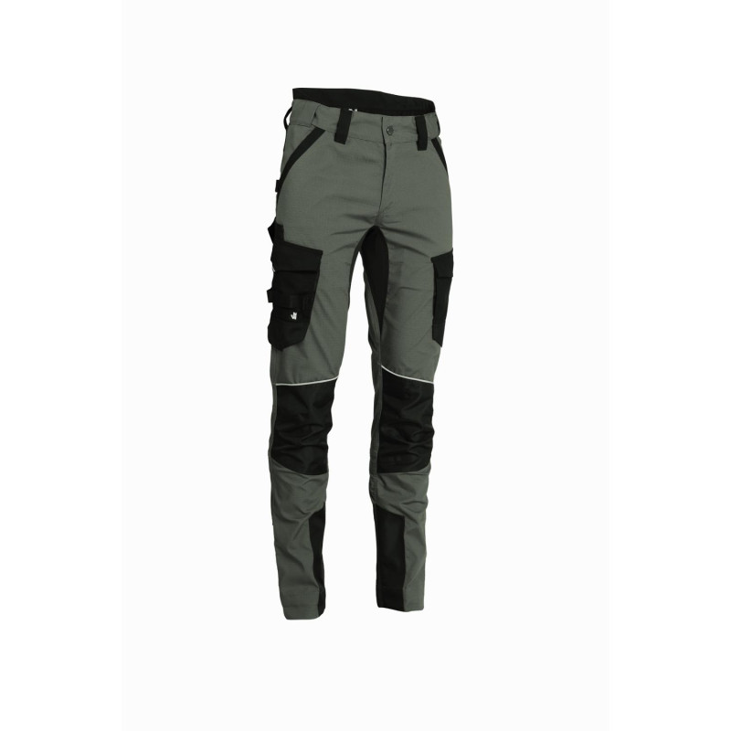 Pantalon de travail ripstop résistant Mirage Nine Worths kaki vue 1