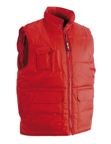 Gilet travail sans manches Neptune Herock cotepro rouge