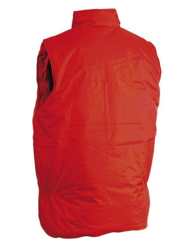 Gilet travail sans manches Neptune Herock cotepro rouge vue 1