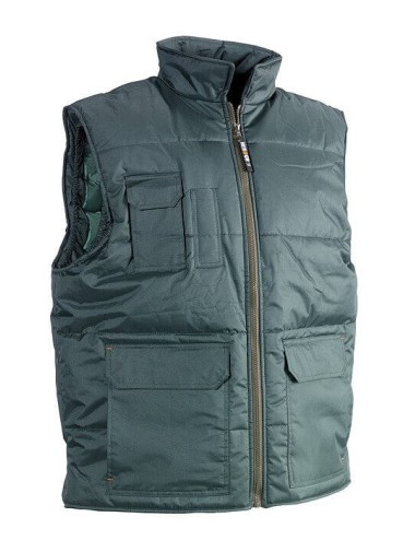 Gilet travail sans manches Neptune Herock cotepro vert