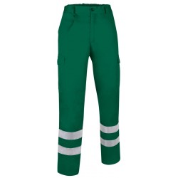 Pantalon de travail reflechissant basique Drill cotepro vert