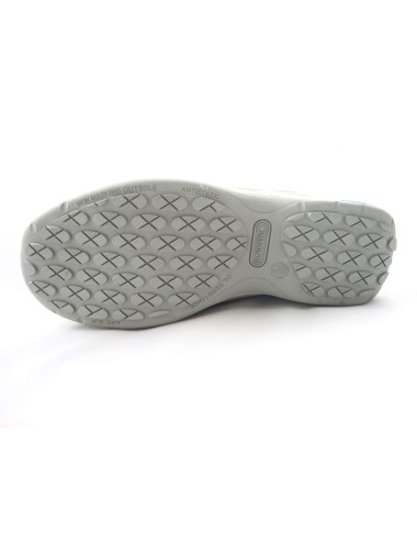 Chaussure securite femme Antibes S1 bleu ciel blanc vue 6 cotepro.fr