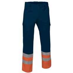 Pantalon travail ambulancier reflechissant cotepro orange