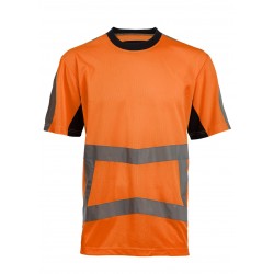 Tee shirt haute visibilite jaune ou orange Armstrong North Ways cotepro