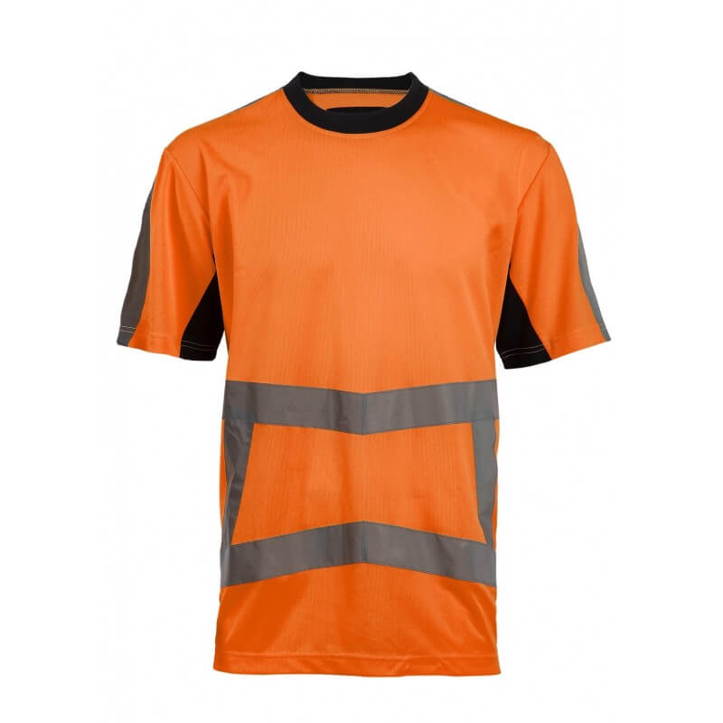 Tee shirt haute visibilite jaune ou orange Armstrong North Ways cotepro