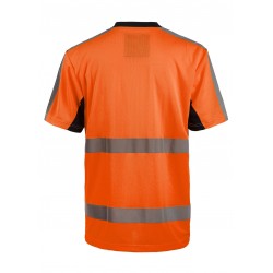 Tee shirt haute visibilite jaune ou orange Armstrong North Ways cotepro vue 1