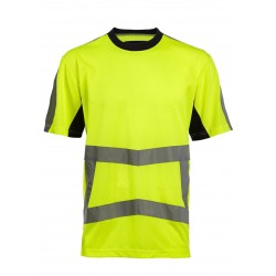 Tee shirt haute visibilite jaune ou orange Armstrong North Ways cotepro jaune