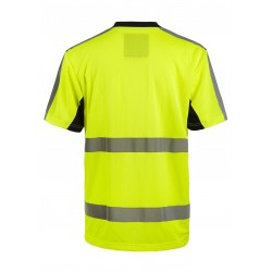 Tee shirt haute visibilite jaune ou orange Armstrong North Ways cotepro jaune vue 1