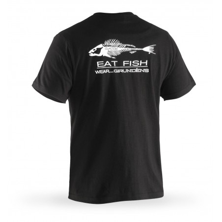 Tee shirt manches courtes Eat Fish Grundens cotepro