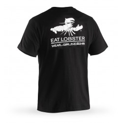 Tee shirt manches courtes Eat Lobster Grundens cotepro