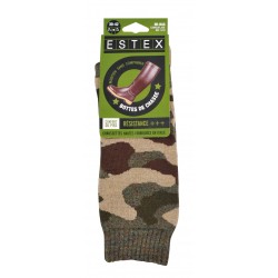 Paire chaussettes camouflage estex 39/42 ou 43/46 cotepro vue 1