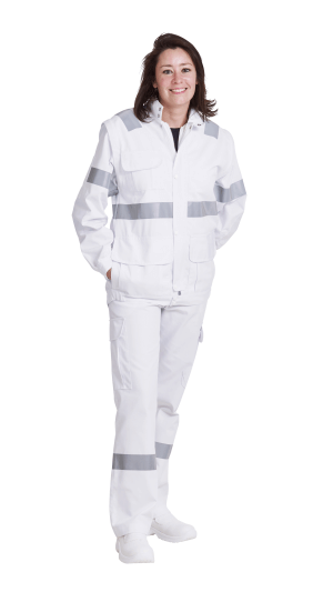 Blouson ambulancier mixte blanc ou marine REMI cotepro blanc