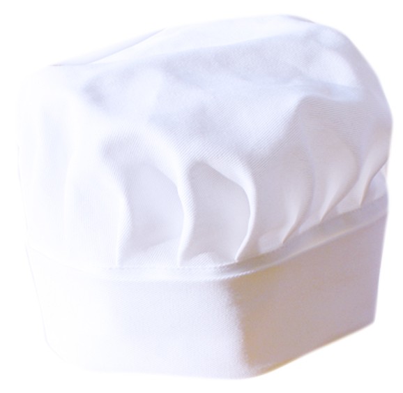 Toque cuisinier blanche 100 % coton LMA cotepro