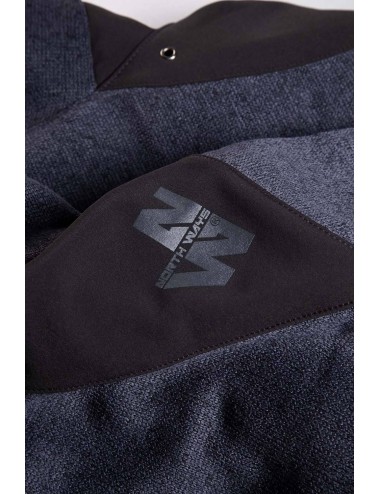 Veste travail maille molletonnee Arsenal Gris ou jaune North Ways cotepro vue 4