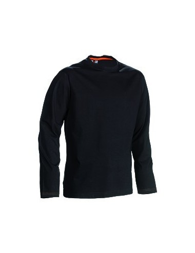 Tee shirt travail homme manches longues Noet Herock cotepro noir