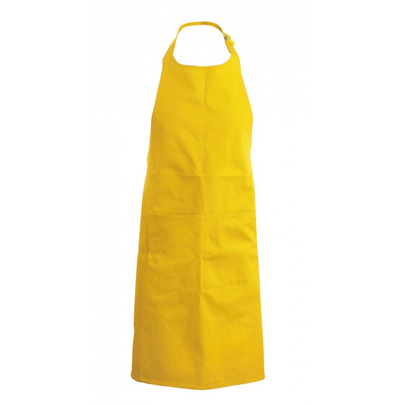 Tablier sommelier coton apron Kariban cotepro jaune