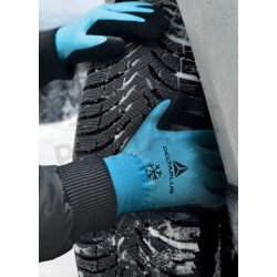 Lot 3 paires gants Thrym special froid Delta plus bleu cotepro.fr