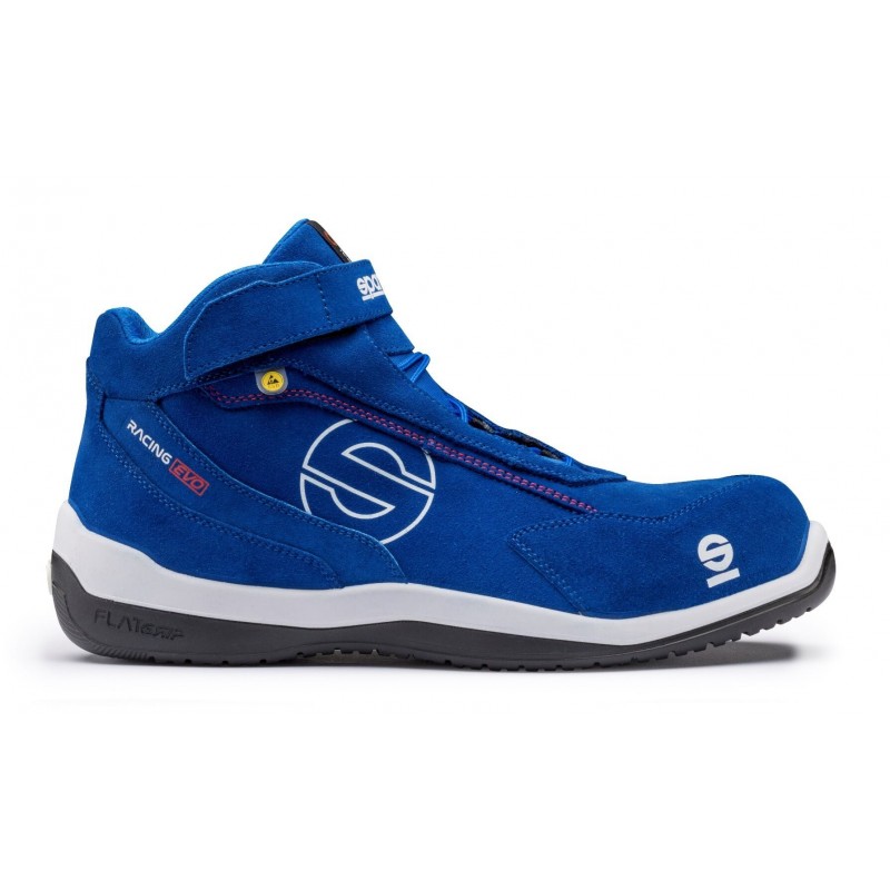 Chaussure securite semi montante racing bleu S3 Sparco cotepro