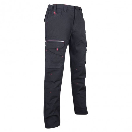 Pantalon de travail battle basalte canvas LMA noir vue 1 cotepro.fr