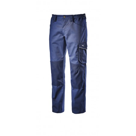 Pantalon travail genouilleres Rock Poly Diadora cotepro navy