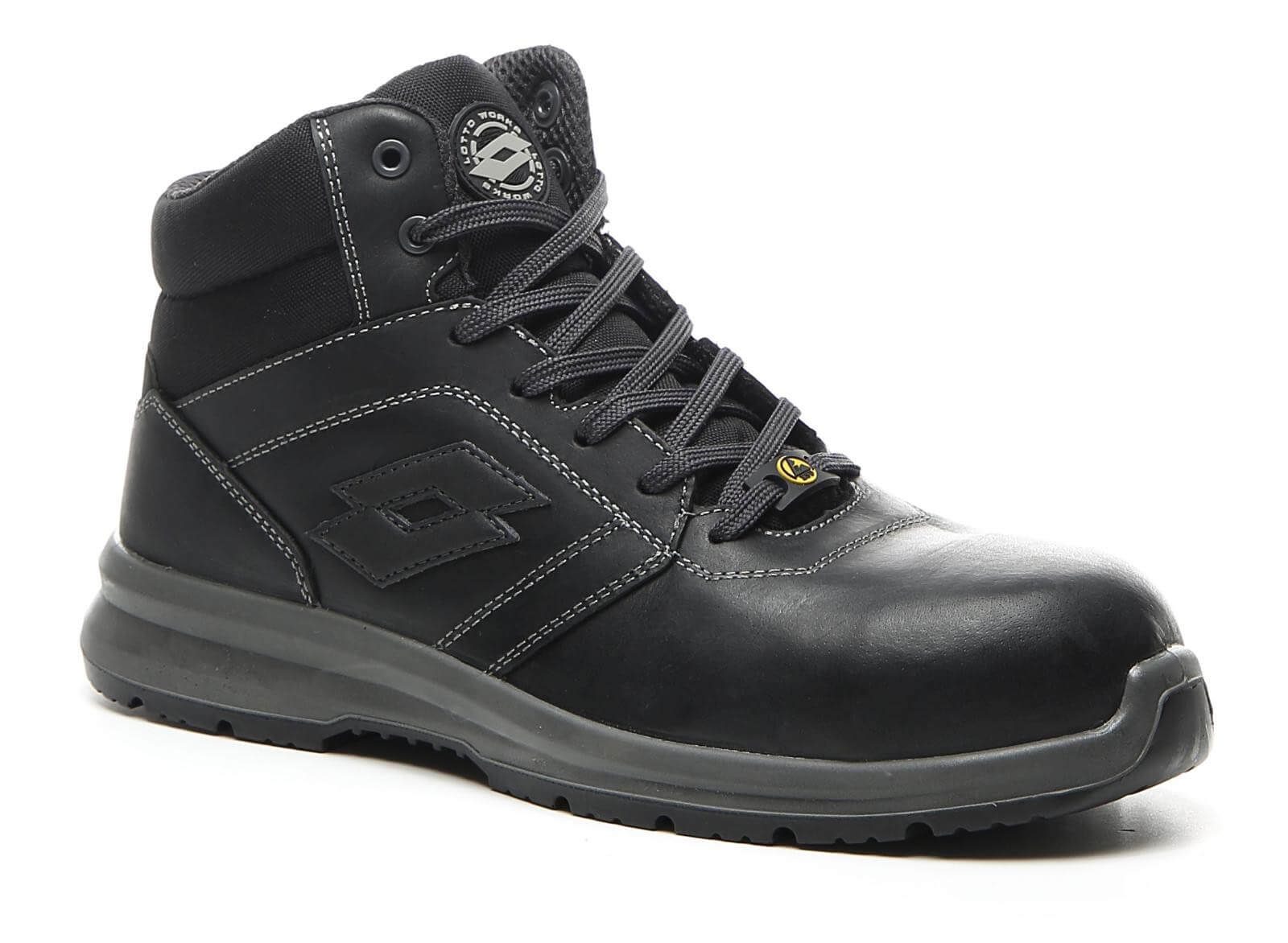 Chaussure securite montante race mid 400 noir Lotto Works cotepro