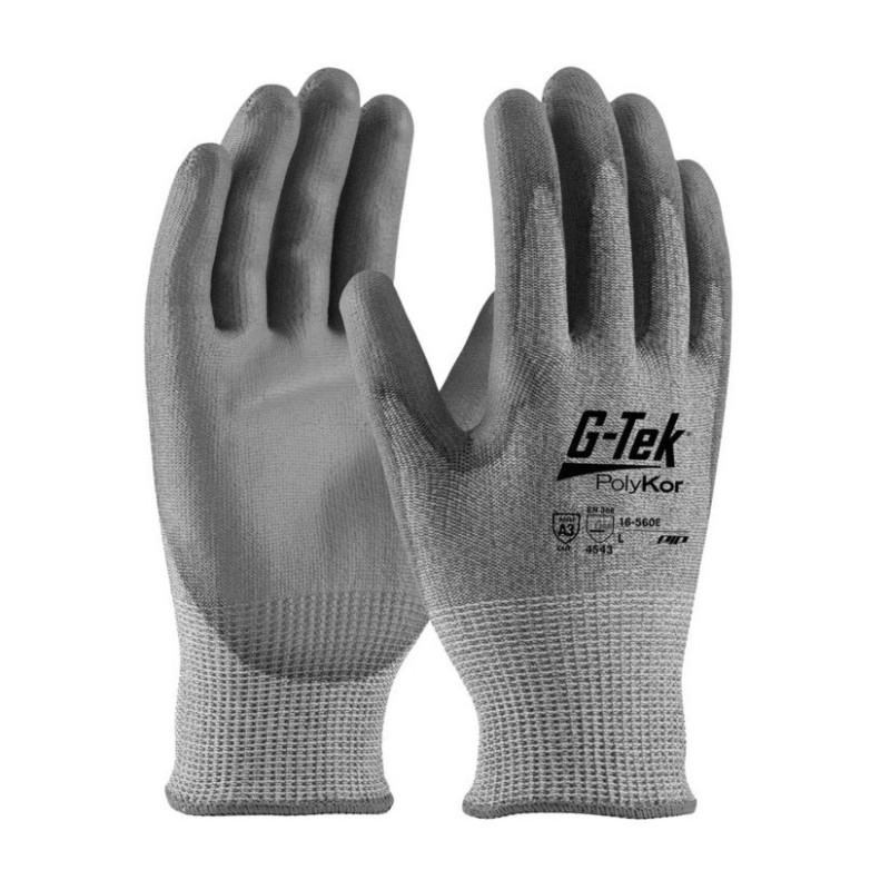 Lot 6 gants travail resistants coupures G-Tek 16560E cotepro