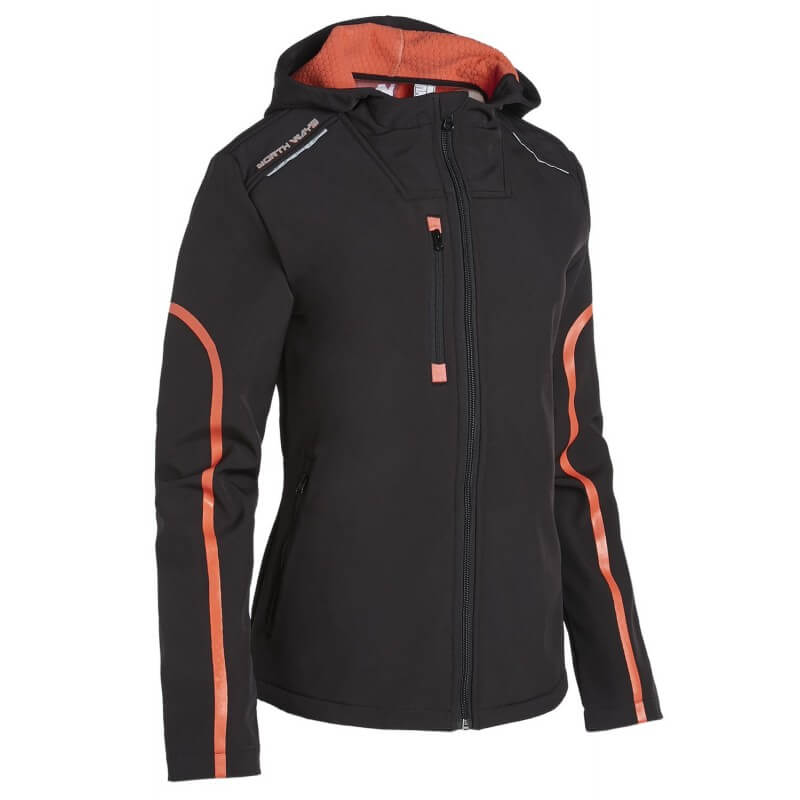 Veste softshell respirante femme justine noir North Ways cotepro