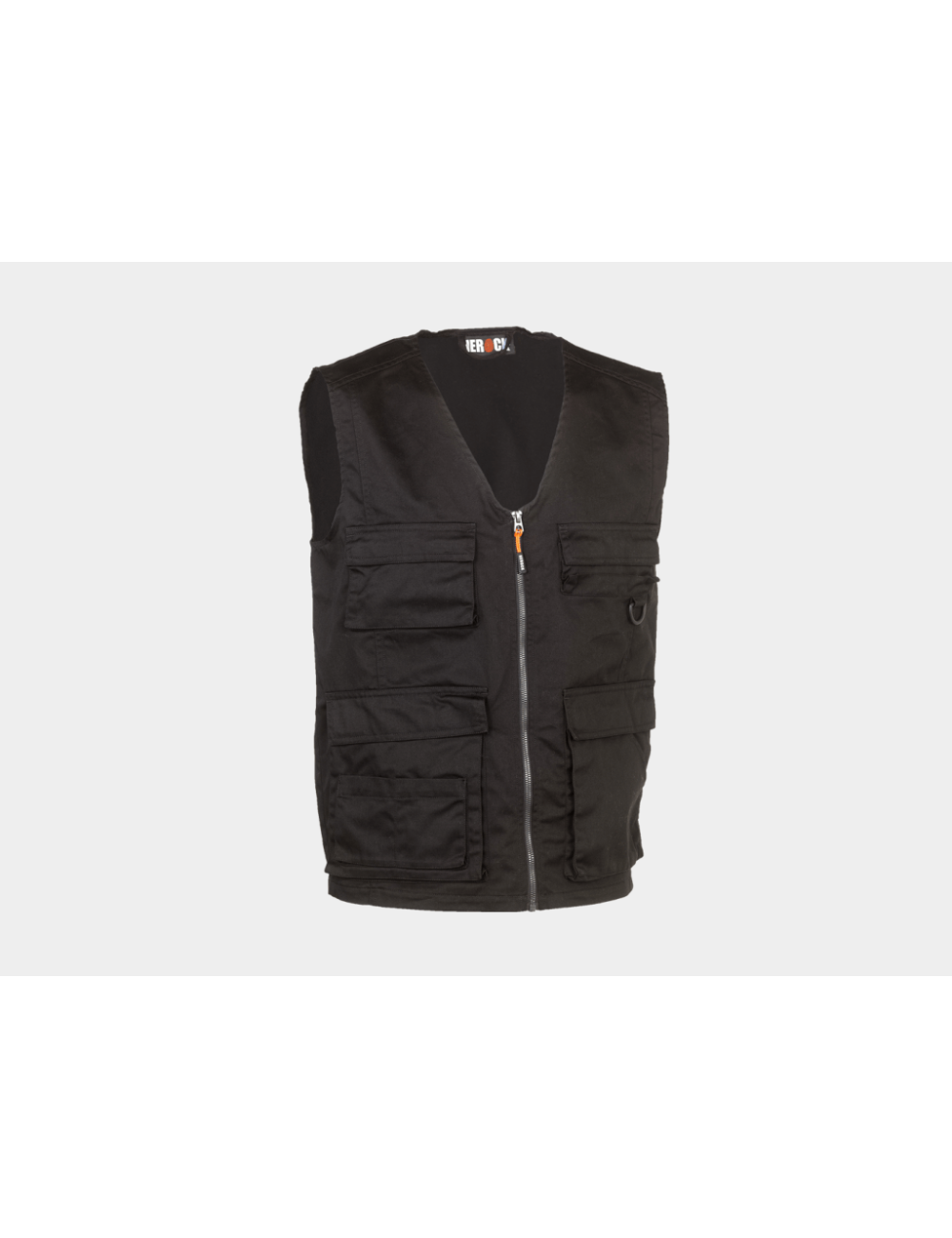 Gilet travail sans manches multipoches Torro Herock cotepro noir