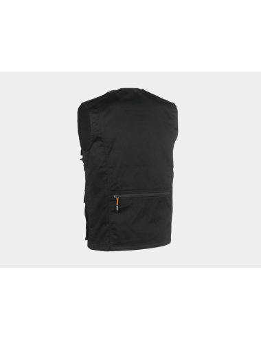 Gilet travail sans manches multipoches Torro Herock cotepro noir vue 1