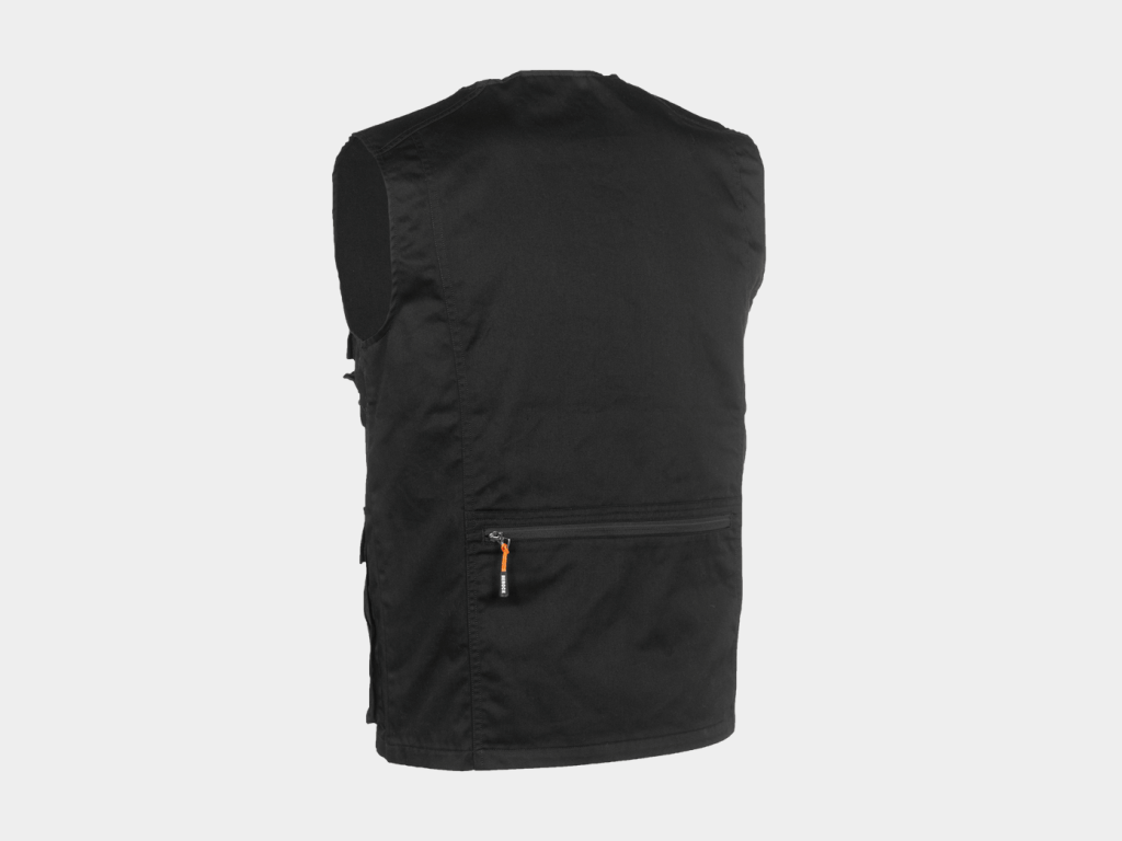 Gilet travail sans manches multipoches Torro Herock cotepro noir