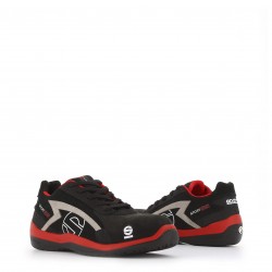 chaussure securite basse Sport evo noir rouge S3 Sparco cotepro vue 1