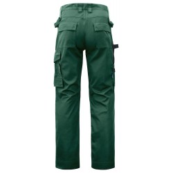 Pantalon travail poches genouilleres 5532 Projob noir ou vert cotepro vue 1