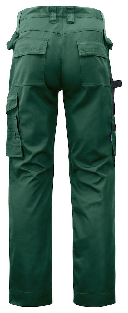 Pantalon travail poches genouilleres 5532 Projob noir ou vert cotepro vue 1