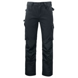Pantalon travail poches genouilleres 5532 Projob noir ou vert cotepro noir