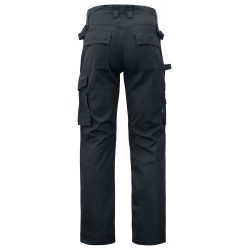 Pantalon travail poches genouilleres 5532 Projob noir ou vert cotepro noir vue 1
