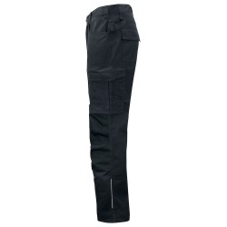 Pantalon travail poches genouilleres 5532 Projob noir ou vert cotepro noir vue 2
