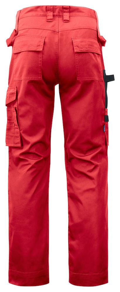 Pantalon travail poches genouilleres 5532 Projob rouge ou beige cotepro vue 1