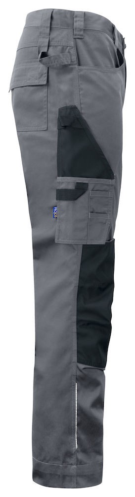 Pantalon travail poches genouilleres 5532 Projob gris ou marine cotepro vue 2